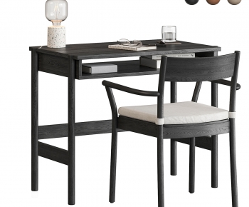 Modern Computer Desk And Chair-ID:163602117