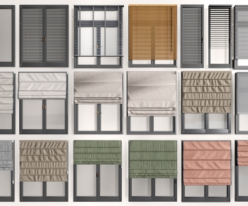 Modern Folding Curtain-ID:263487107