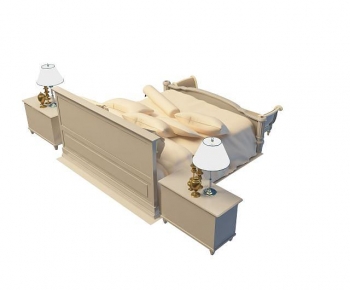 Modern Double Bed-ID:758017062