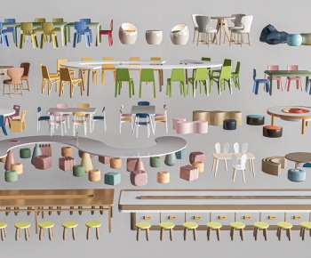 Modern Children's Table/chair-ID:662482027
