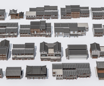 New Chinese Style Appearance Of Commercial Building-ID:853501089