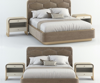 Modern Double Bed-ID:403491977