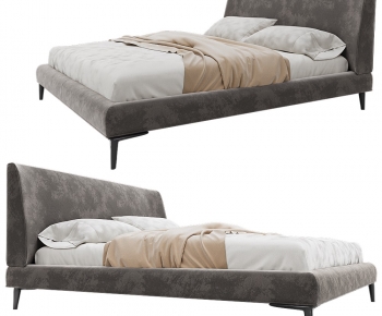 Modern Double Bed-ID:397914897