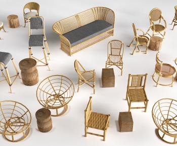 New Chinese Style Leisure Table And Chair-ID:663988119