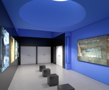 Modern Exhibition Hall-ID:374787093