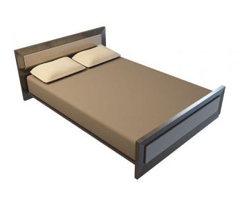 Modern Double Bed-ID:407012941