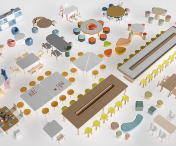 Modern Children's Table/chair-ID:466564898