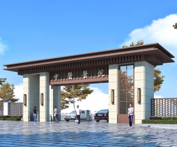 Chinese Style Facade Element-ID:851547006