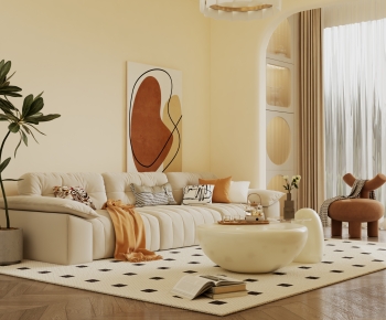 Modern A Living Room-ID:119040979