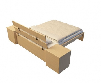 Modern Double Bed-ID:546360027