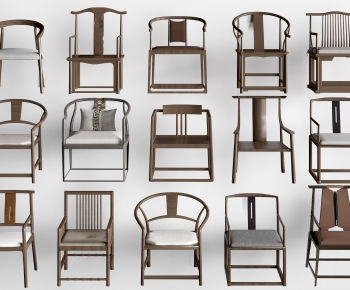 New Chinese Style Lounge Chair-ID:845474961