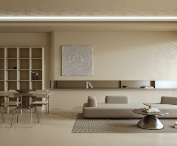 Wabi-sabi Style A Living Room-ID:777429107
