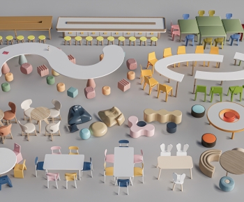 Modern Children's Table/chair-ID:617098857