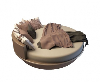 Modern Round Bed-ID:346098907