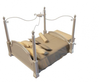 European Style Double Bed-ID:909363991