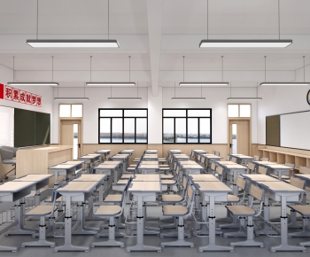 Modern School Classrooms-ID:535685062