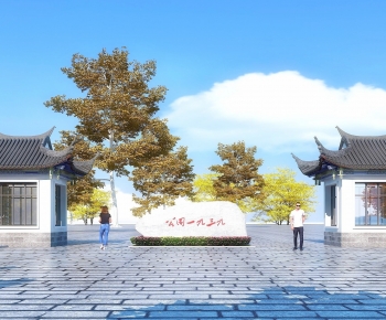 Chinese Style Facade Element-ID:261841064