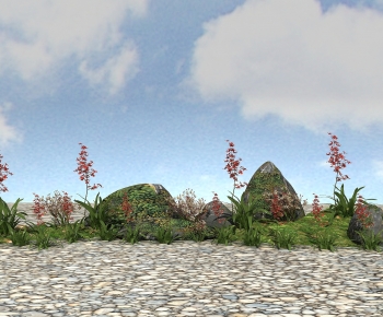 Modern Flowers And Grass-ID:251429085