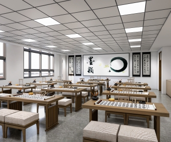 New Chinese Style Calligraphy Classroom-ID:967468985