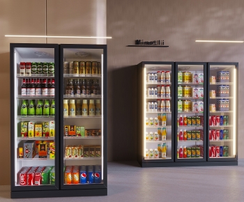 Modern Refrigerator Freezer-ID:184340007