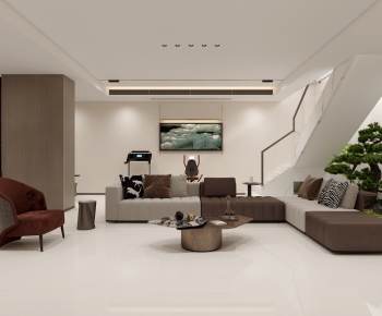 Modern A Living Room-ID:711100197