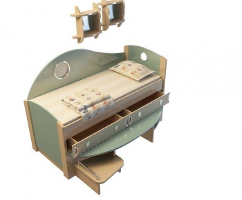 Modern Child's Bed-ID:882118949