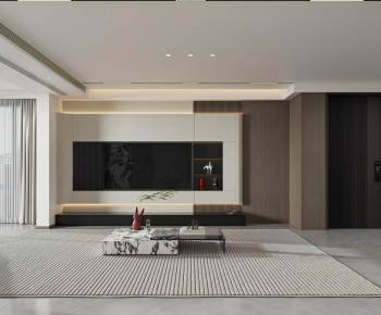 Modern A Living Room-ID:377984056