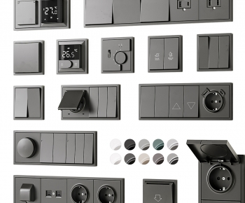 Modern Switch Socket Panel-ID:882689951
