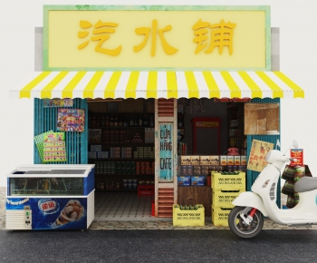 Modern Facade Element-ID:443870075