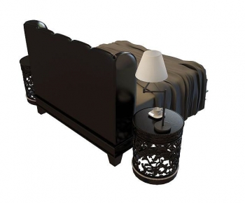 Chinese Style Double Bed-ID:931108009