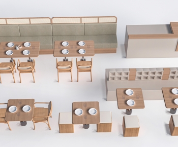 Modern Dining Table And Chairs-ID:588520055