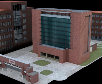 Modern School Building-ID:830864914