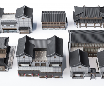 New Chinese Style Appearance Of Commercial Building-ID:509588965