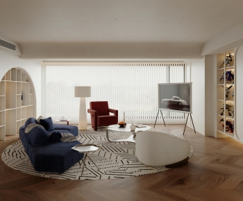 Modern A Living Room-ID:396842007