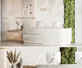 Modern Reception Desk-ID:437026987