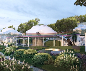 Modern Park Landscape-ID:847665073