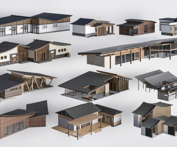 New Chinese Style Public Building-ID:317249385