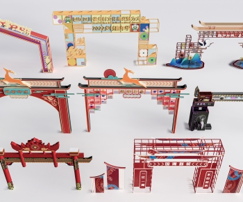 Modern Facade Element-ID:825567969