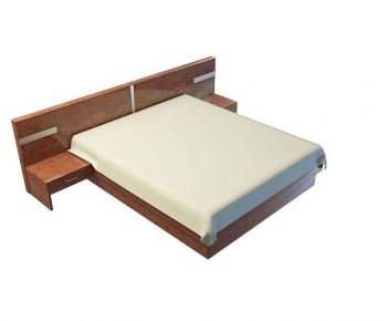Modern Double Bed-ID:838541982