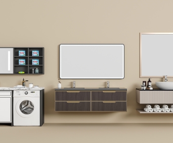 New Chinese Style Bathroom Cabinet-ID:822802077