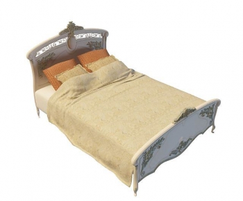 European Style Double Bed-ID:249157918