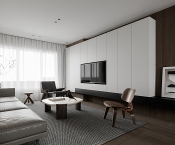 Modern A Living Room-ID:989676002