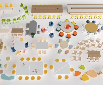 Modern Children's Table/chair-ID:140760901