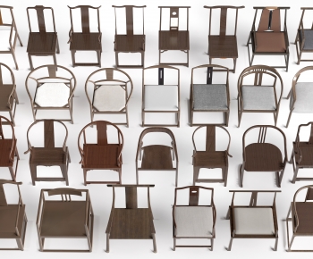 New Chinese Style Lounge Chair-ID:618102077