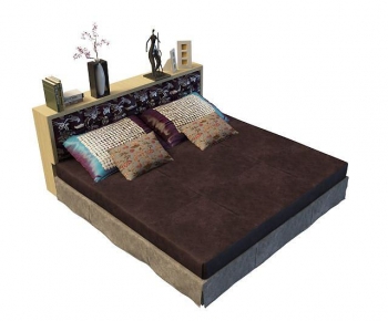 Modern Double Bed-ID:706057072