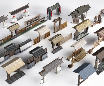 New Chinese Style Decorated Archway-ID:298908951