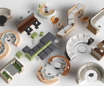 Modern Card Seat Sofa-ID:510420083