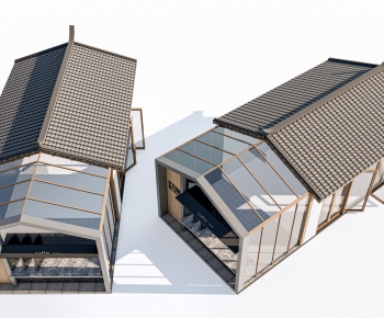 New Chinese Style Appearance Of Commercial Building-ID:421375993