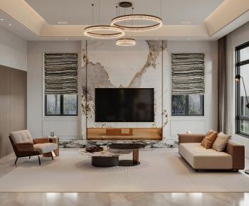 Modern A Living Room-ID:873377089