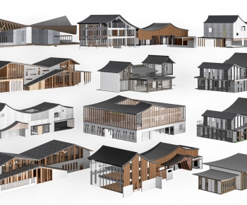 New Chinese Style Architecture Of Artistic Style-ID:941308025